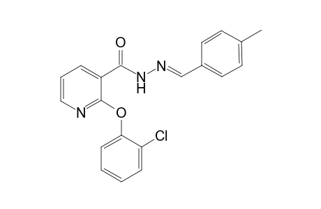(4-Methylbenzylidene)-2-(2-chlorophenoxy)nicotinic acid hydrazide