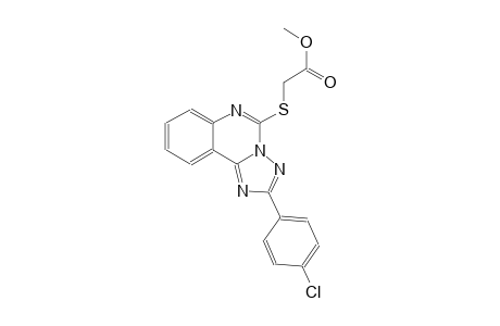 acetic acid, [[2-(4-chlorophenyl)[1,2,4]triazolo[1,5-c]quinazolin-5-yl]thio]-, methyl ester