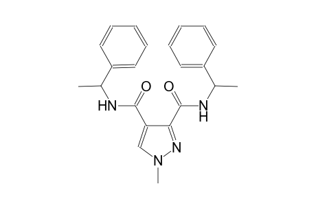 1H-pyrazole-3,4-dicarboxamide, 1-methyl-N~3~,N~4~-bis(1-phenylethyl)-
