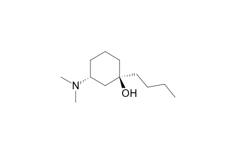 (trans)-1-n-butyl-1-hydroxy-3-(dimethylamino)cyclohexane