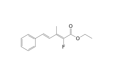 Ethyl 2-fluoro-3-methyl-5-phenyl-2,4-pentadienoate