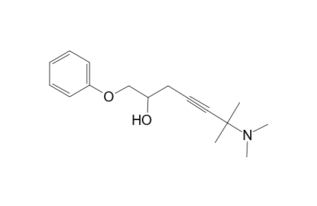 6-Dimethylamino-6-methyl-1-phenoxy-hept-4-yn-2-ol