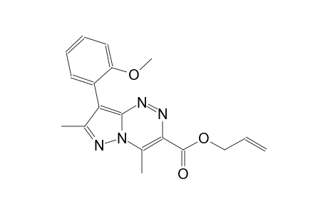 pyrazolo[5,1-c][1,2,4]triazine-3-carboxylic acid, 8-(2-methoxyphenyl)-4,7-dimethyl-, 2-propenyl ester