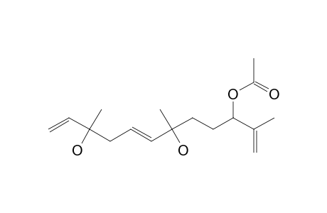 10-Acetoxy-3,7,11-trimethyldodeca-1,5,11-triene-3,7-diol