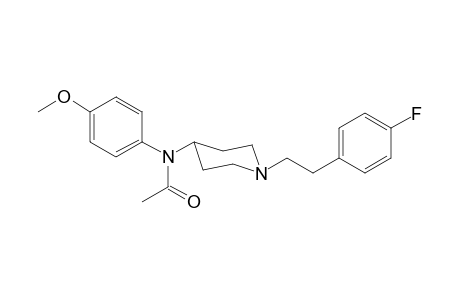 N-(1-[2-(4-Fluorophenyl)ethyl]piperidin-4-yl)-N-4-methoxyphenylacetamide