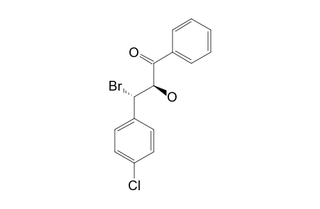 THREO-3-BrOMO-3-(4-CHLORO-PHENYL)-2-HYDROXY-1-PHENYL-PROPAN-1-ONE