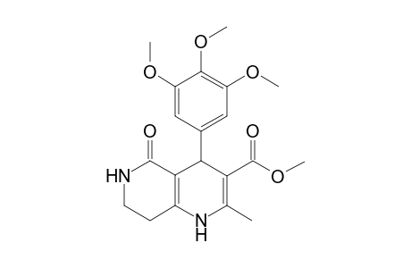 3-Carbomethoxy-2-methyl-5-oxo-4-(3,4,5-trimetoxyphenyl)-1,4,5,6,7,8-hexahydropyrido[4,3-b]pyrimidine