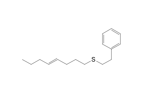 Oct-4-en-1-yl Phenethyl sulfide