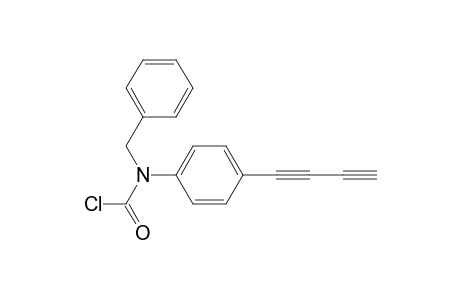 N-Benzyl-N-(chlorocarbonyl)-4-(1',3'-butadiynyl)aniline