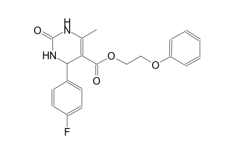 5-pyrimidinecarboxylic acid, 4-(4-fluorophenyl)-1,2,3,4-tetrahydro-6-methyl-2-oxo-, 2-phenoxyethyl ester