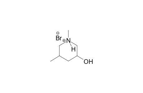 piperidinium, 3-hydroxy-1,5-dimethyl-, bromide