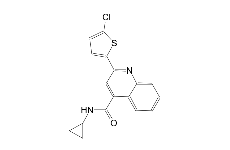 2-(5-chloro-2-thienyl)-N-cyclopropyl-4-quinolinecarboxamide