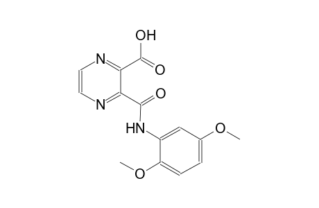 2-pyrazinecarboxylic acid, 3-[[(2,5-dimethoxyphenyl)amino]carbonyl]-
