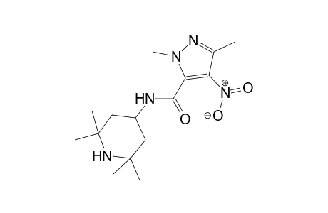1,3-dimethyl-4-nitro-N-(2,2,6,6-tetramethyl-4-piperidinyl)-1H-pyrazole-5-carboxamide