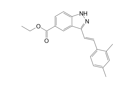 (E)-ethyl 3-(2,4-dimethylstyryl)-1H-indazole-5-carboxylate