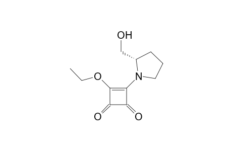 3-Ethoxy-4-[(2S)-2-(hydroxymethyl)-1-pyrrolidinyl]cyclobut-3-ene-1,2-dione