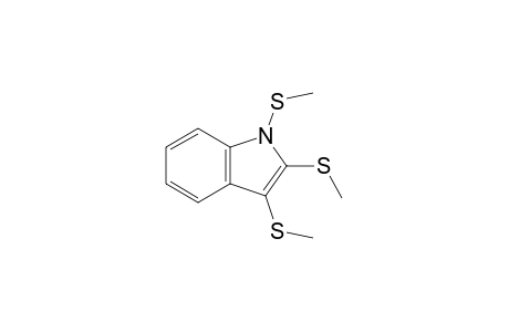1,2,3-Tris(methylsulfanyl)indole