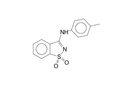 N-(4-Methylphenyl)-1,2-benzisothiazol-3-amine 1,1-dioxide