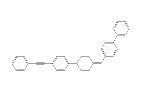 (+-)-1-(Biphenylmethylene)-4-[4'-(phenylethynyl)phenyl]cyclohexane