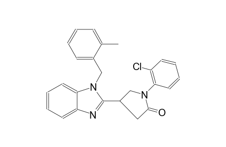 2-pyrrolidinone, 1-(2-chlorophenyl)-4-[1-[(2-methylphenyl)methyl]-1H-benzimidazol-2-yl]-
