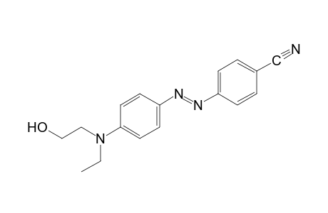 p-{{p-[ethyl(2-hydroxyethyl)amino]phenyl}azo}benzonitrile