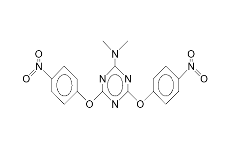 2-Dimethylamino-4,6-bis(4-nitro-phenoxy)-1,3,5-triazine