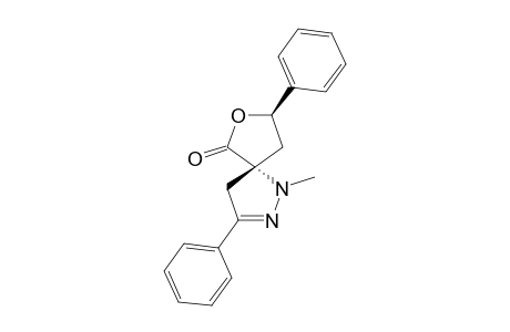 ANTI-1-METHYL-3,8-DIPHENYL-7-OXA-1,2-DIAZASPIRO-[4.4]-NON-2-EN-6-ONE