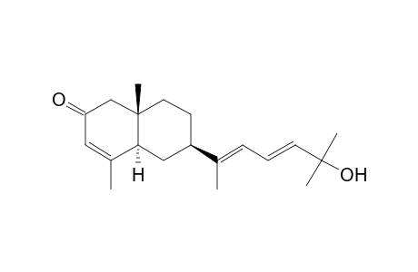 (4aR,6R,8aS)-4,8a-dimethyl-6-[(2E,4E)-6-methyl-6-oxidanyl-hepta-2,4-dien-2-yl]-1,4a,5,6,7,8-hexahydronaphthalen-2-one