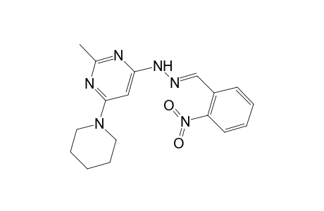 2-Nitrobenzaldehyde [2-methyl-6-(1-piperidinyl)-4-pyrimidinyl]hydrazone