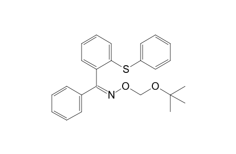 Phenyl[2-(phenylsulfanyl)phenyl]methanone O-(tert-butoxymethyl)oxime