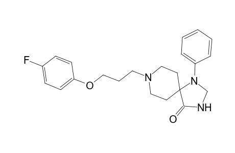 1,3,8-Triazaspiro[4.5]decan-4-one, 8-[3-(4-fluorophenoxy)propyl]-1-phenyl-