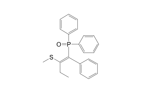 Phosphine oxide, [2-(methylthio)-1-phenyl-1-butenyl]diphenyl-, (E)-