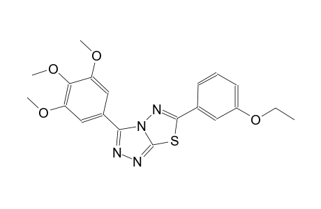 6-(3-ethoxyphenyl)-3-(3,4,5-trimethoxyphenyl)[1,2,4]triazolo[3,4-b][1,3,4]thiadiazole