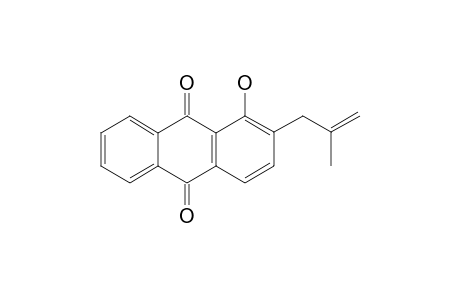 1-HYDROXY-2-(2'-METHYL-PROP-2'-ENYL)-ANTHRAQUINONE