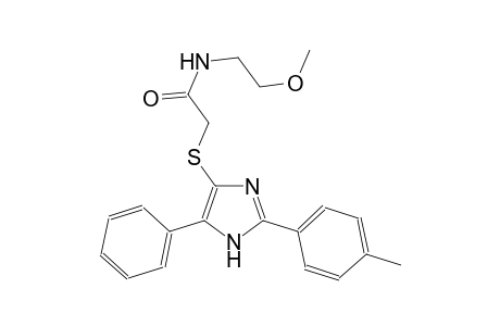 acetamide, N-(2-methoxyethyl)-2-[[2-(4-methylphenyl)-5-phenyl-1H-imidazol-4-yl]thio]-