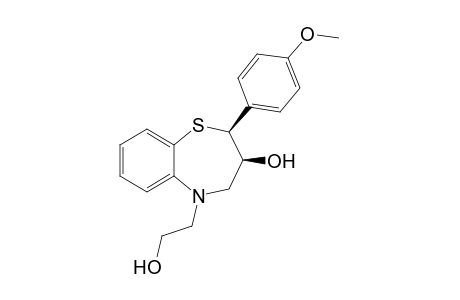 (+)-(2S,3S)-3-Hydroxy-2,3-dihydro-5-(2-hydroxyethyl)-2-(4-methoxyphenyl)-1,5-benzothiazepin
