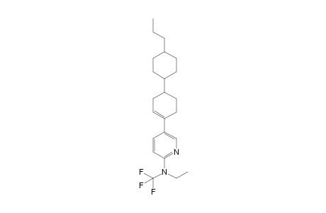 1-{2-[Ethyl(trifluoromethyl)amino]pyridin-5-yl}-trans-4-(4-propylcyclohexyl)cyclohexene