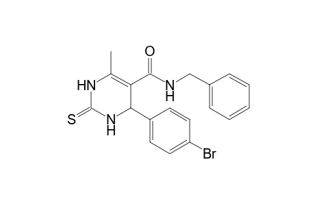 N-Benzyl-1,2,3,4-tetrahydro-6-methyl-4-(4-bromophenyl)-2-thioxopyrimidine-5-carboxamide