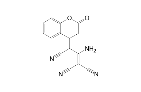 2-AMINO-3-(2-OXO-4-CHROMANYL)-1-PROPENE-1,1,3-TRICARBONITRILE