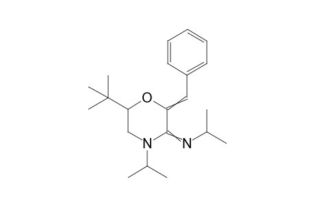 2-Benzylidene-6-(tert-butyl)-N,4-diisopropylmorpholine-3-imine