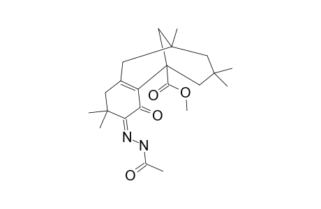 4-ACETYLHYDRAZONO-1-METHOXYCARBONYL-DIISOPHOR-2(7)-EN-3-ONE