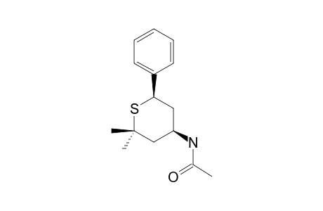 TRANS-2,2-DIMETHYL-6-PHENYL-R-4-(N-ACETYL)-AMINOTHIANE