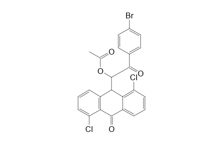 Aceticacid 2-(4-bromo-phenyl)-1-(1,5-dichloro-10-oxo9,10-dihydro-anthracen-9-yl)-2-oxo-ethylester