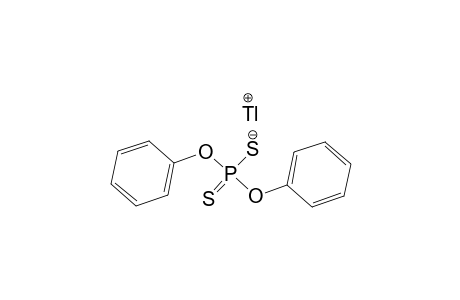(Diphenoxyphosphinothioylthio)thallium
