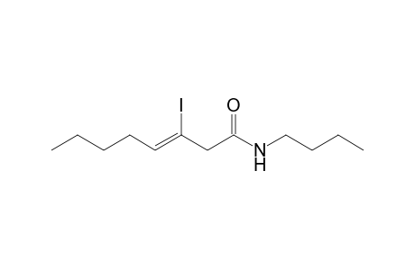 N-n-butyl-3-iodo-3-octenamide