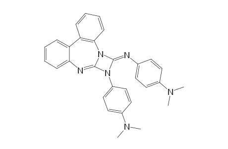 1-[4-(Dimethylamino)phenyl]-2-[4-(dimethylamino)phenyl]iminodibenzo[d,f]-1,3-diaztidino[1,2-a]diazepine