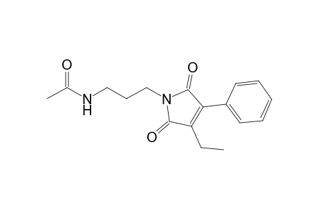 1-(3-acetylamidopropyl)-3-ethyl-4-phenyl-2,5-dihydro-1H-pyrrol-2,5-dione