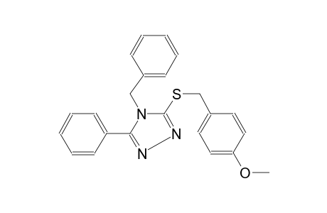 4-{[(4-benzyl-5-phenyl-4H-1,2,4-triazol-3-yl)sulfanyl]methyl}phenyl methyl ether