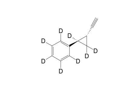 (trans)-1-Ethynyl-2-(pentadeuteriophenyl)-2,3,3-trideuteriocyclopropane