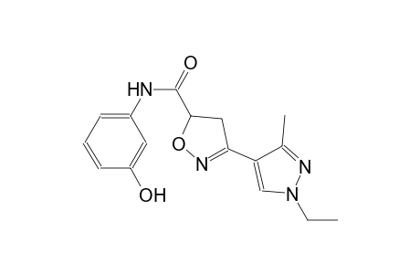 5-isoxazolecarboxamide, 3-(1-ethyl-3-methyl-1H-pyrazol-4-yl)-4,5-dihydro-N-(3-hydroxyphenyl)-